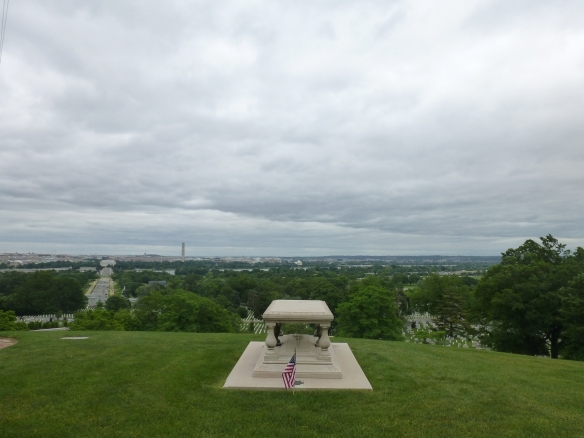 Pierre Charles L'Enfant planner of Washington, DC gravesite overlook the city